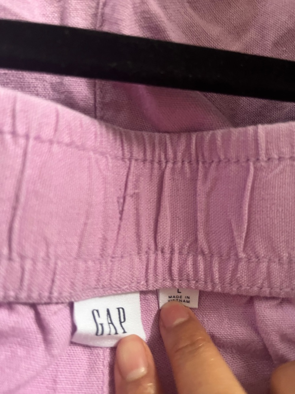 Gap Linen Blend Shorts Womens Large Summer Coastal Beach Casual Stretchy - Picture 6 of 7